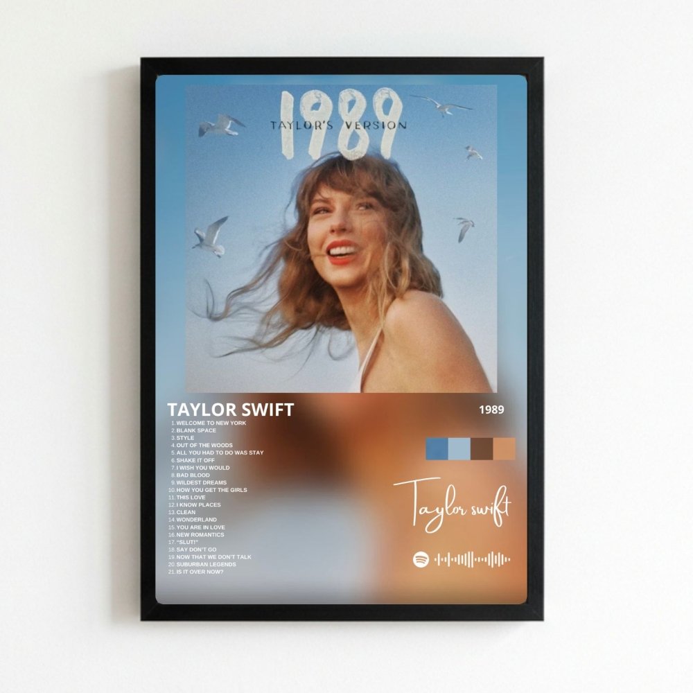taylor swift - 1989 - Vibes Districttaylor swift - 1989 poster NeroVibes District