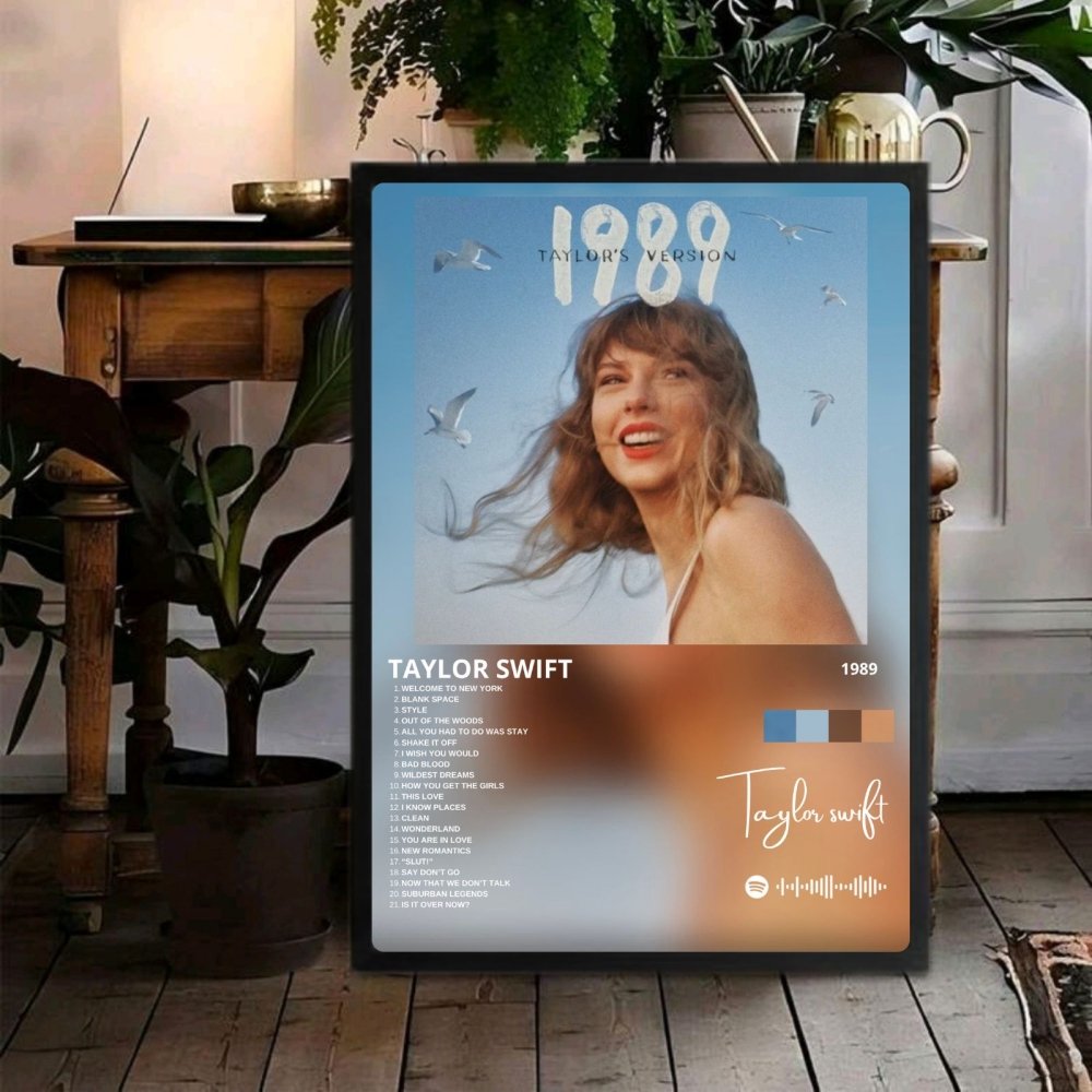 taylor swift - 1989 - Vibes Districttaylor swift - 1989 poster SilverVibes District