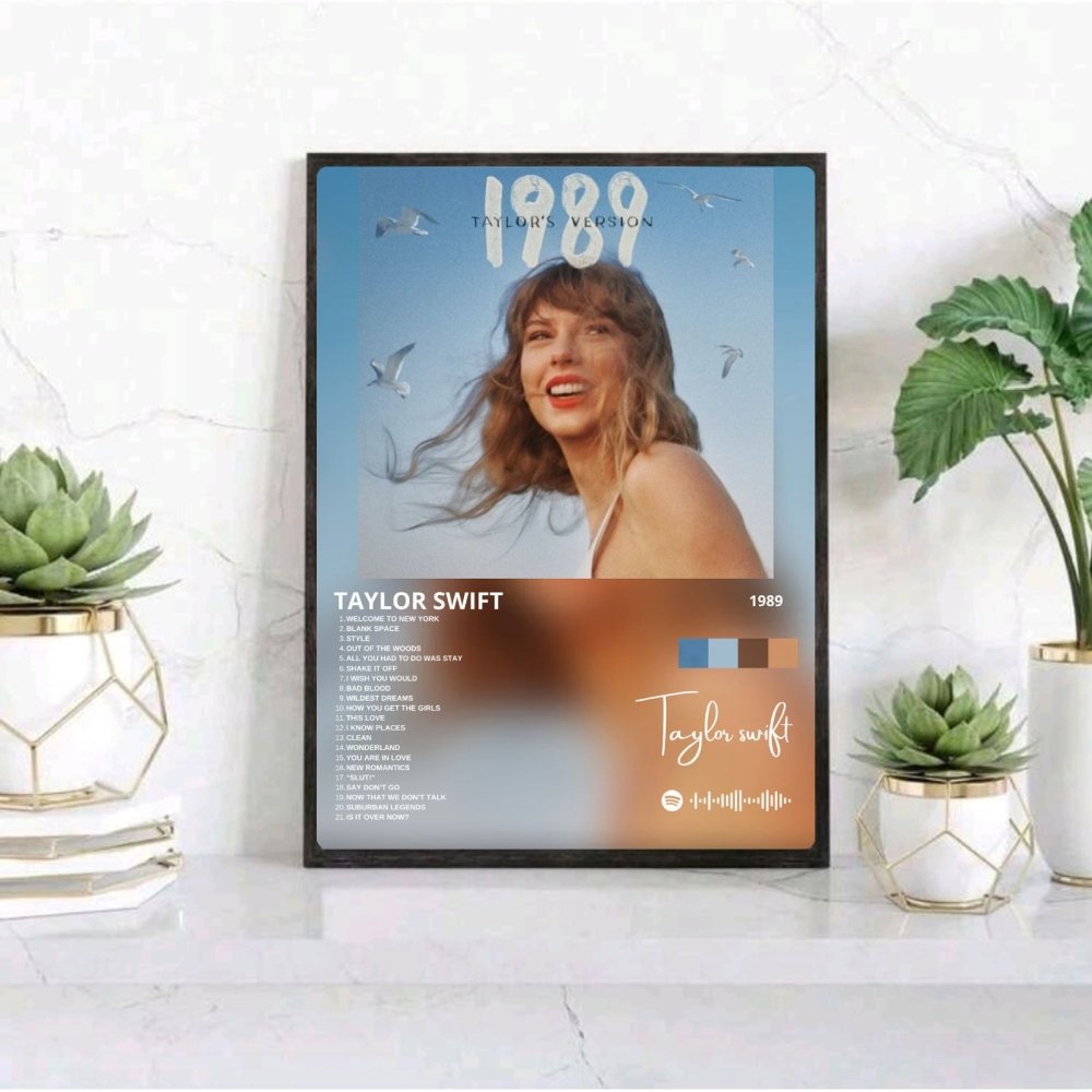 taylor swift - 1989 - Vibes Districttaylor swift - 1989 poster SilverVibes District