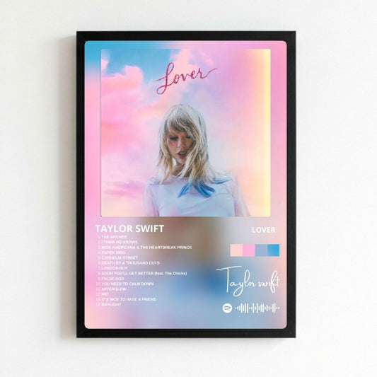 Taylor Swift - Lover Poster with Frame - Vibes DistrictTaylor Swift - Lover Poster with Frame poster NeroVibes District