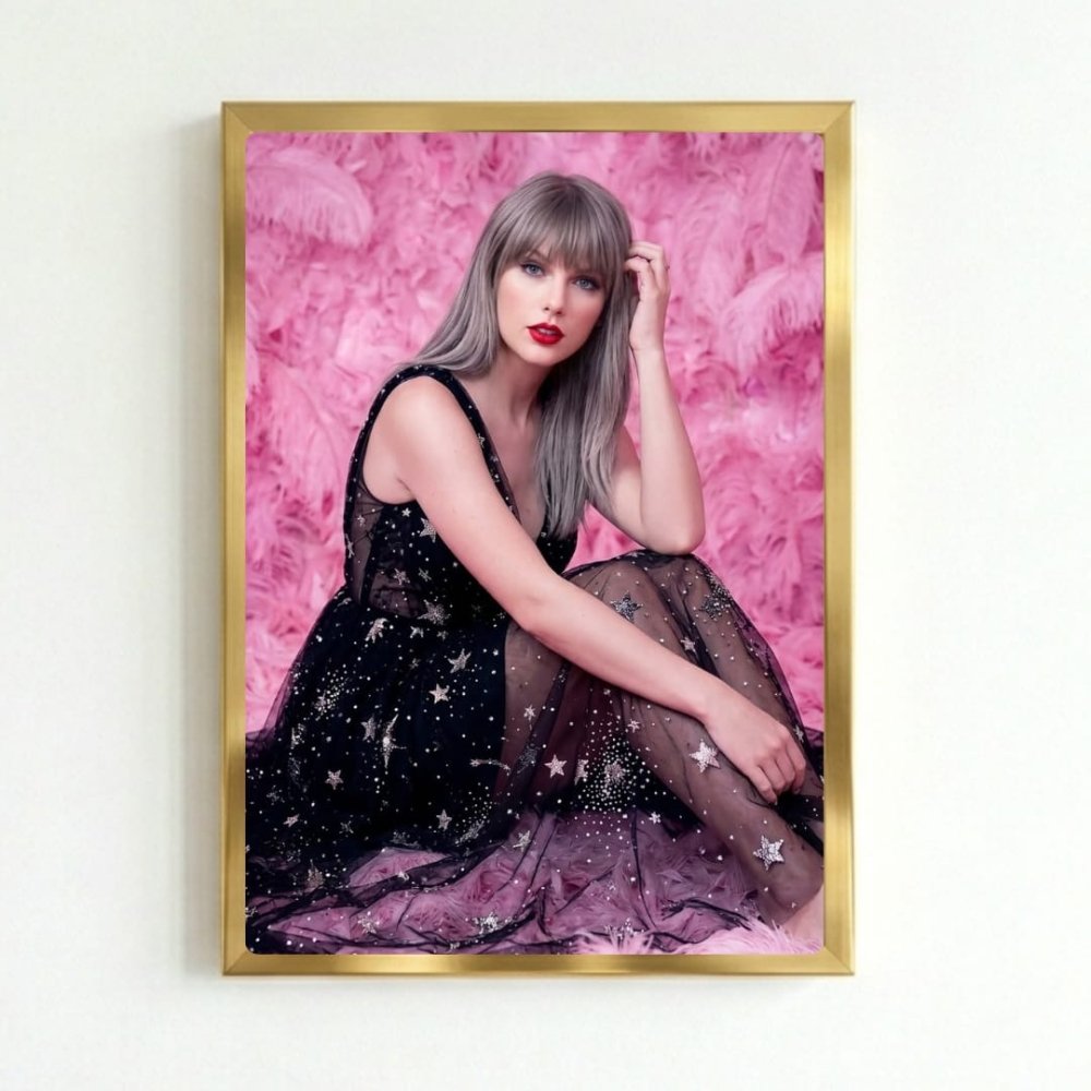 Taylor Swift Poster with Frame - Vibes DistrictTaylor Swift Poster with Frame poster GoldVibes District