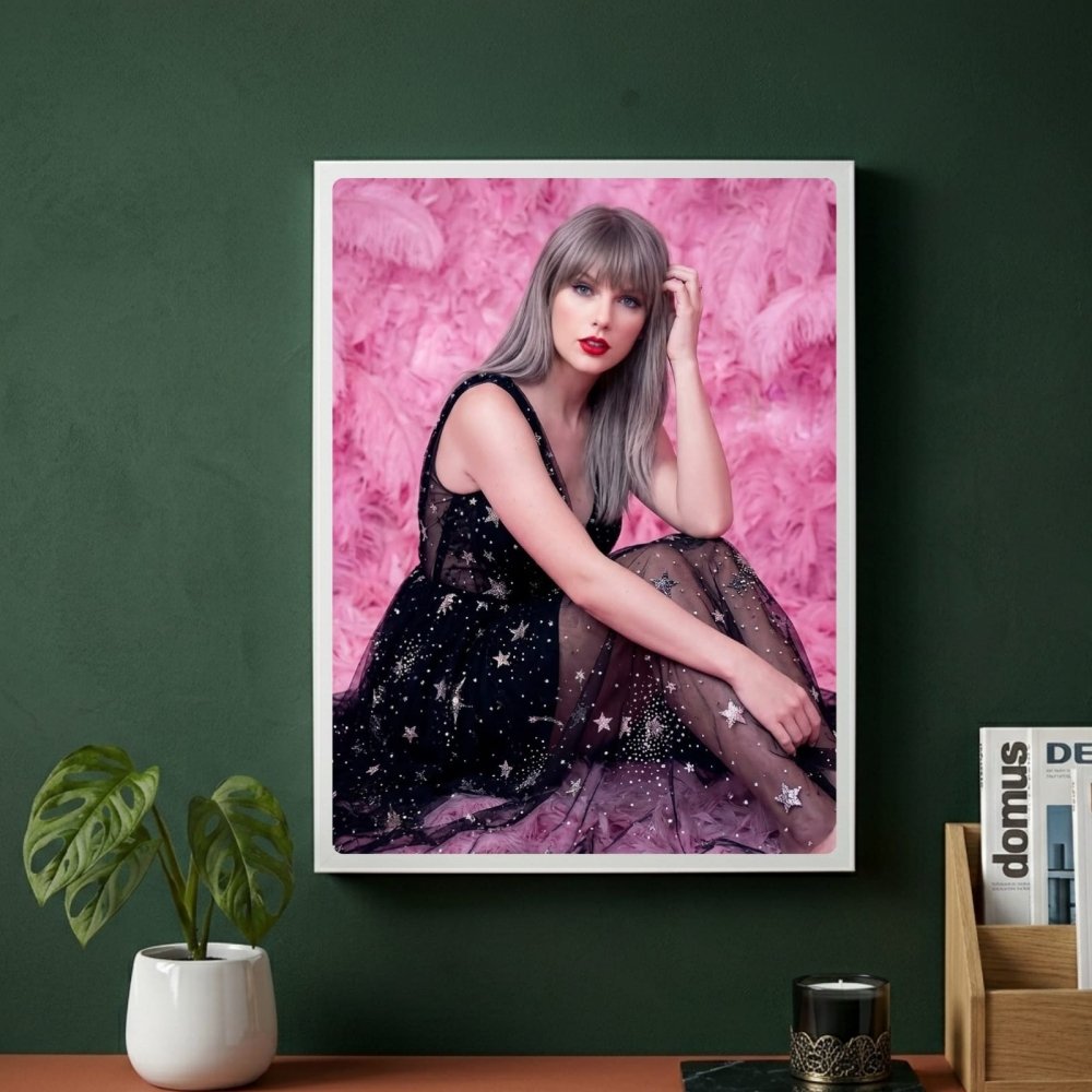 Taylor Swift Poster with Frame - Vibes DistrictTaylor Swift Poster with Frame poster BiancoVibes District