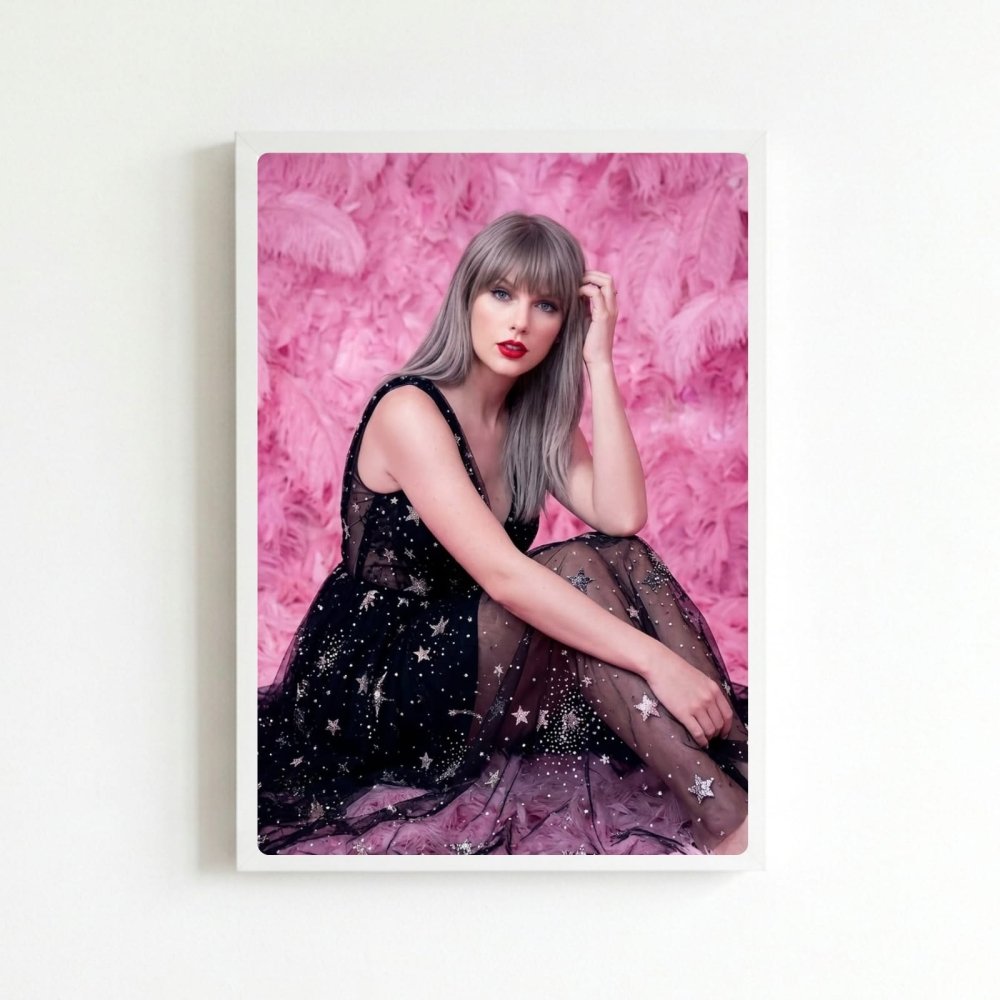 Taylor Swift Poster with Frame - Vibes DistrictTaylor Swift Poster with Frame poster BiancoVibes District