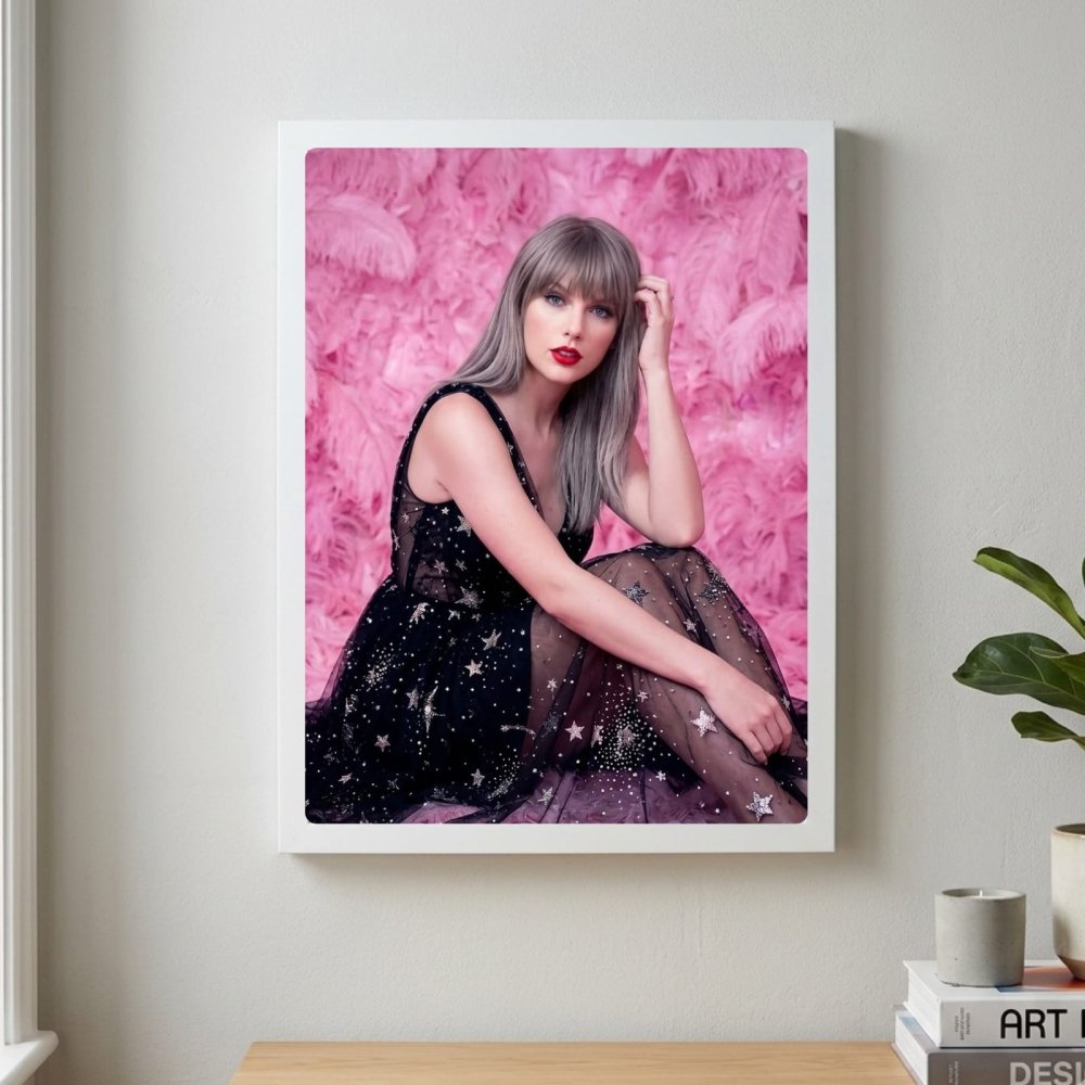 Taylor Swift Poster with Frame - Vibes DistrictTaylor Swift Poster with Frame poster BiancoVibes District