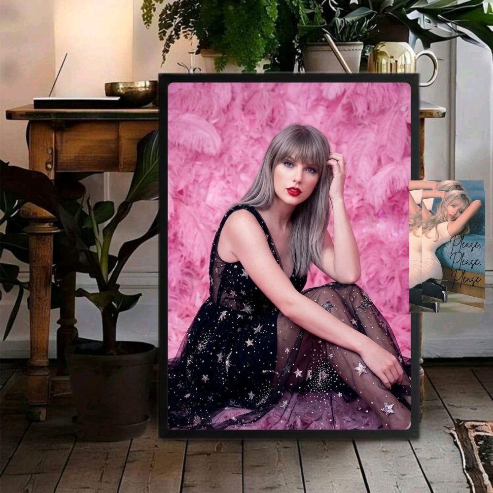 Taylor Swift Poster with Frame - Vibes DistrictTaylor Swift Poster with Frame poster BiancoVibes District