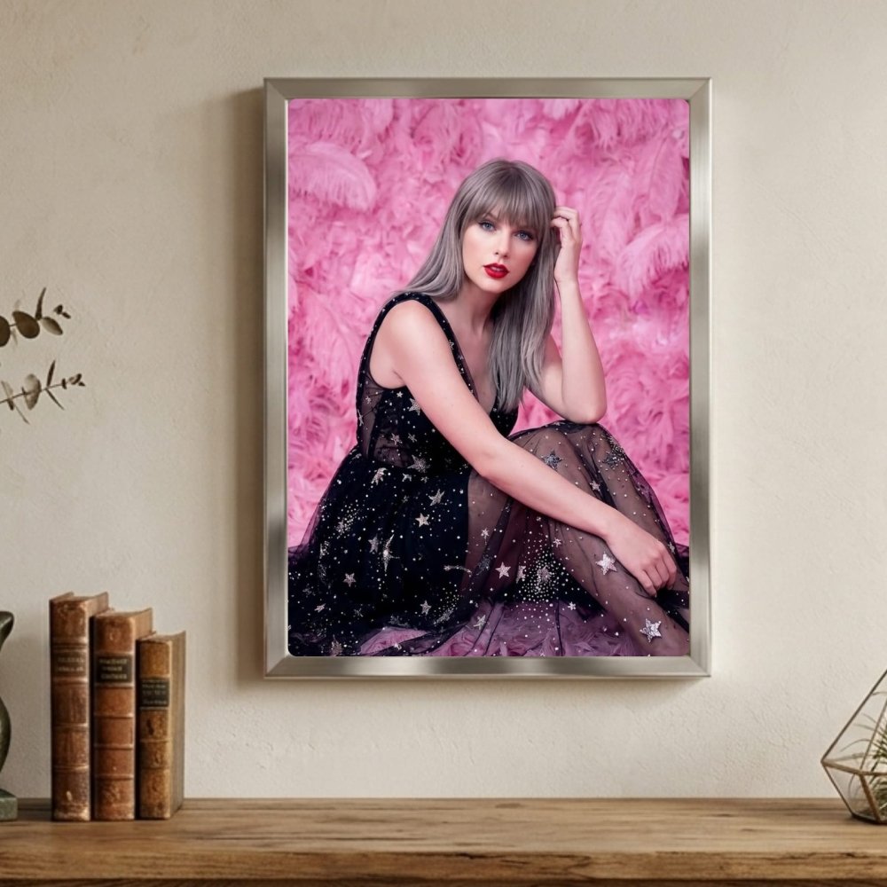 Taylor Swift Poster with Frame - Vibes DistrictTaylor Swift Poster with Frame poster BiancoVibes District