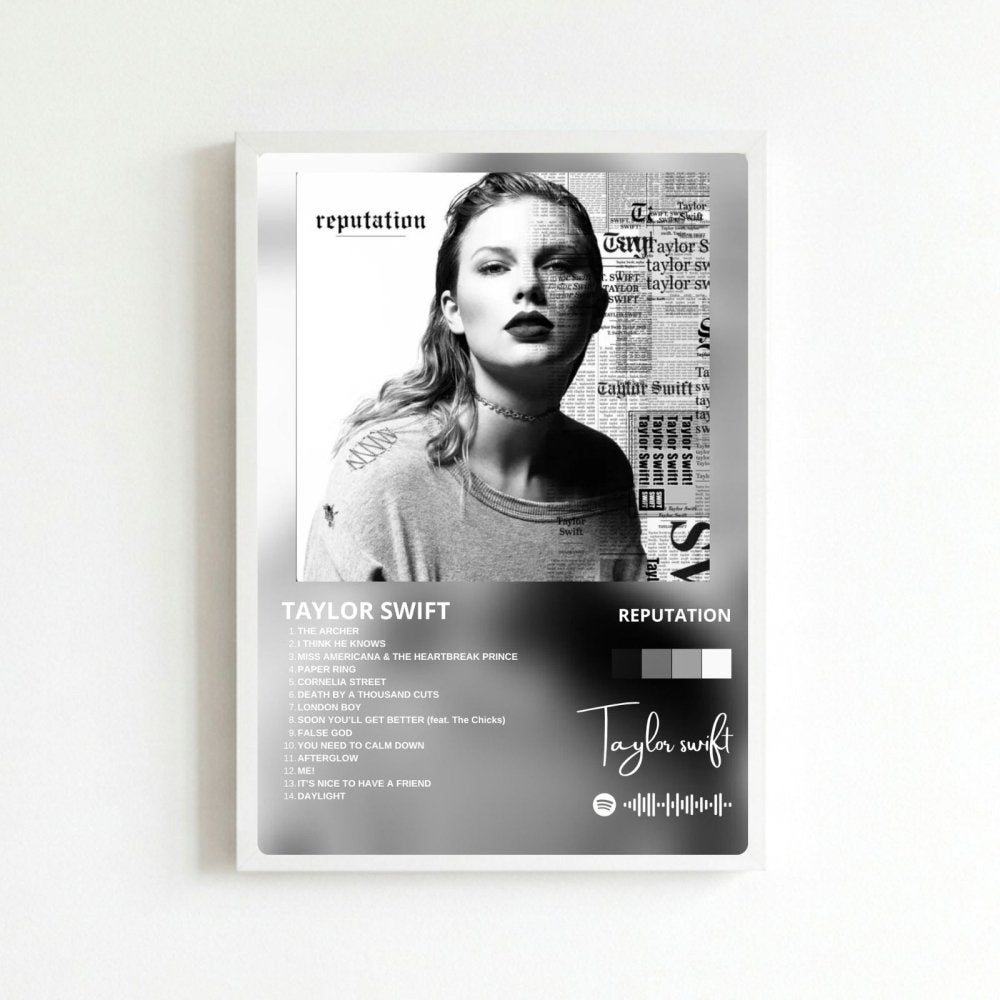 Taylor Swift - Reputation Poster with Frame - Vibes DistrictTaylor Swift - Reputation Poster with Frame poster BiancoVibes District