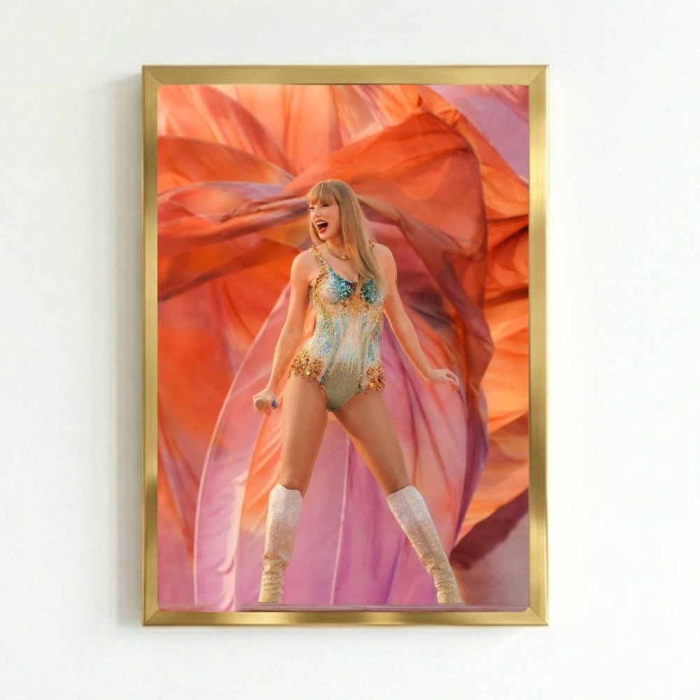 Taylor Swift - The Eras Tour Poster with Frame - Vibes DistrictTaylor Swift - The Eras Tour Poster with Frame poster GoldVibes District