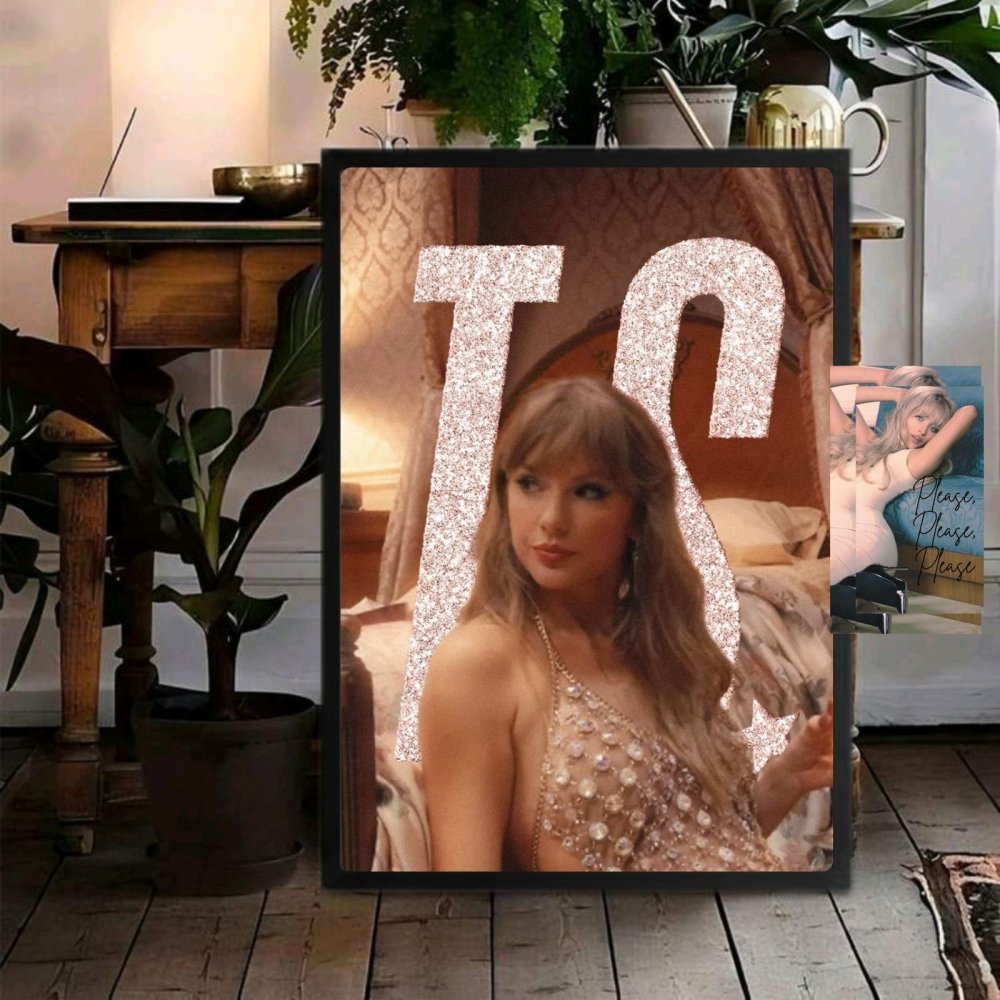 Taylor Swift - The Life Of A Showgirl Poster with Frame - Vibes DistrictTaylor Swift - The Life Of A Showgirl Poster with Frame poster GoldVibes District