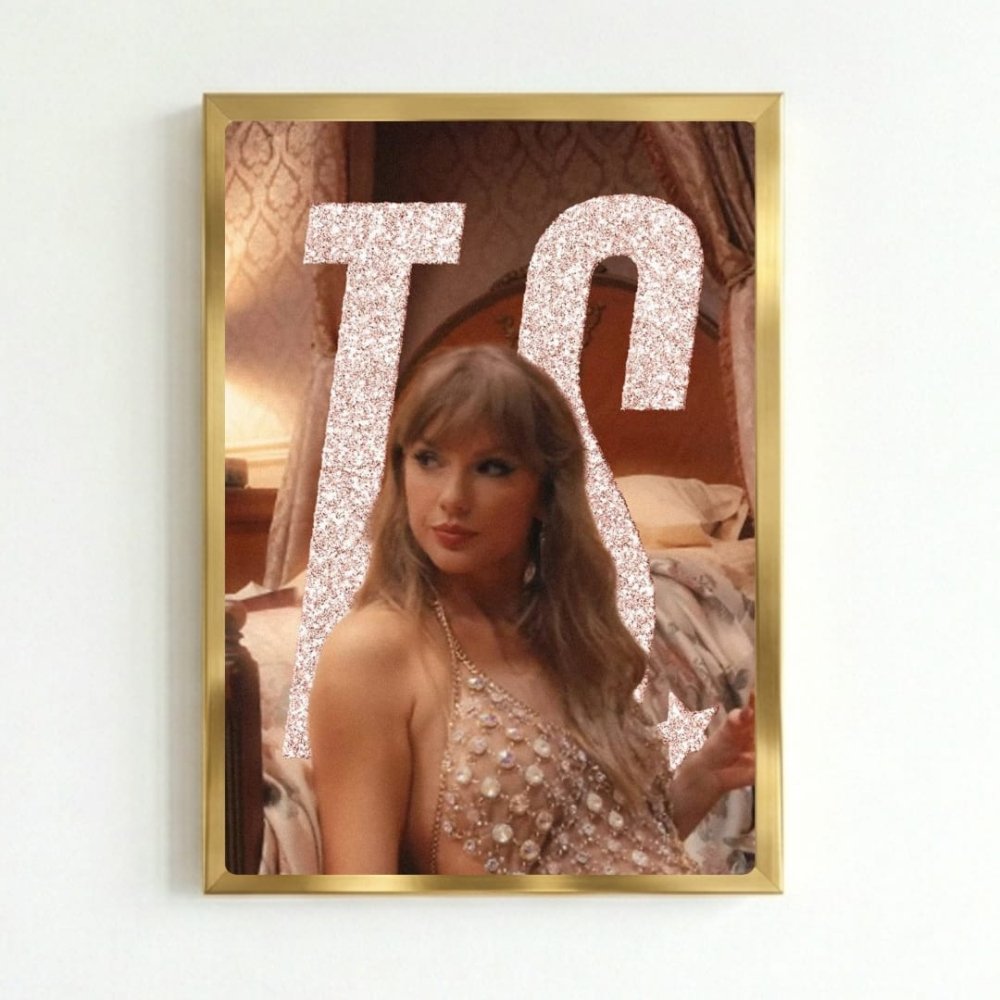 Taylor Swift - The Life Of A Showgirl Poster with Frame - Vibes DistrictTaylor Swift - The Life Of A Showgirl Poster with Frame poster GoldVibes District