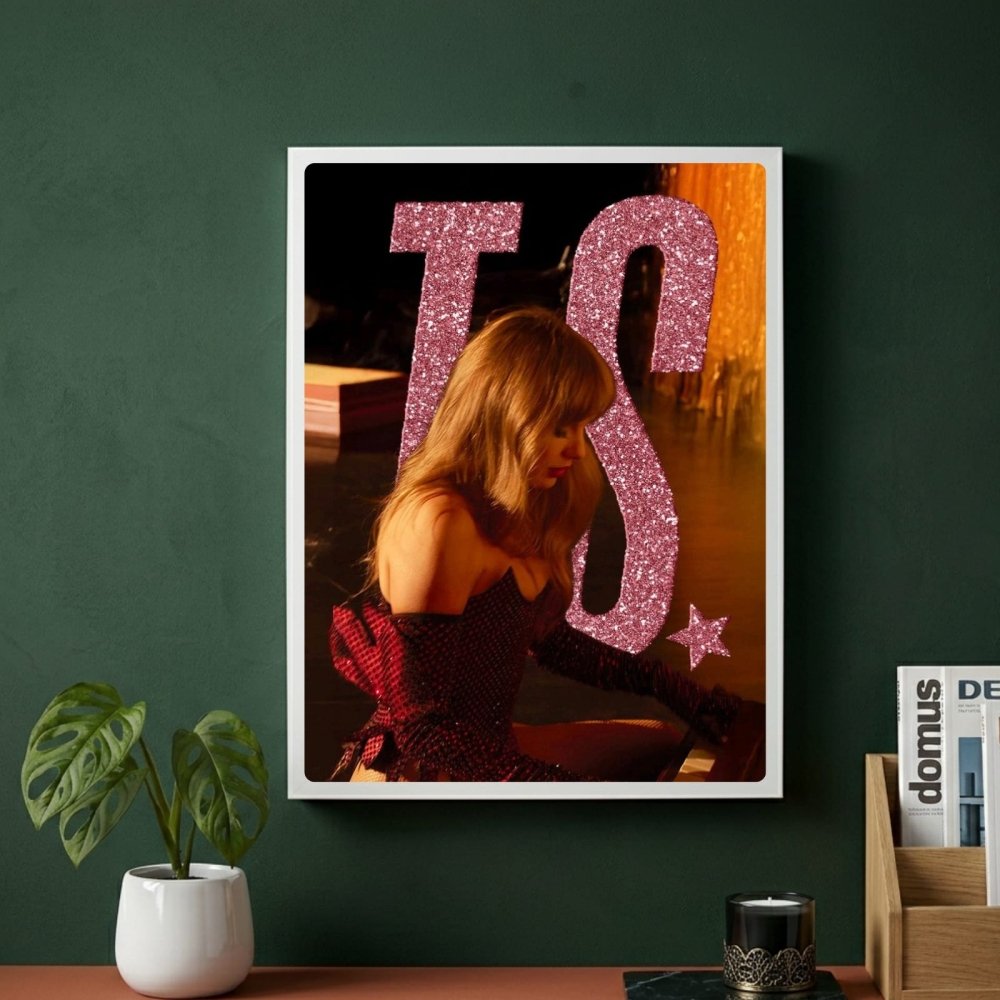 Taylor Swift - The Life Of A Showgirl Poster with Frame - Vibes DistrictTaylor Swift - The Life Of A Showgirl Poster with Frame poster GoldVibes District