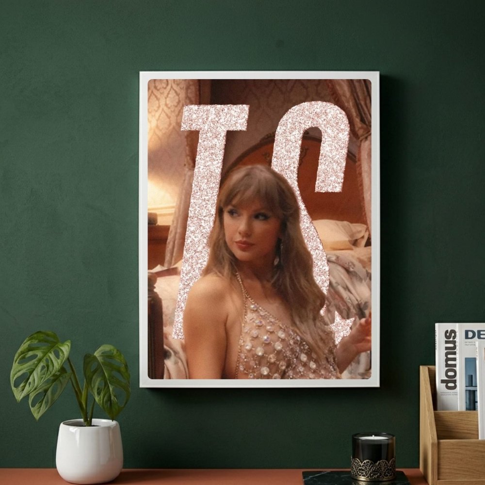 Taylor Swift - The Life Of A Showgirl Poster with Frame - Vibes DistrictTaylor Swift - The Life Of A Showgirl Poster with Frame poster GoldVibes District