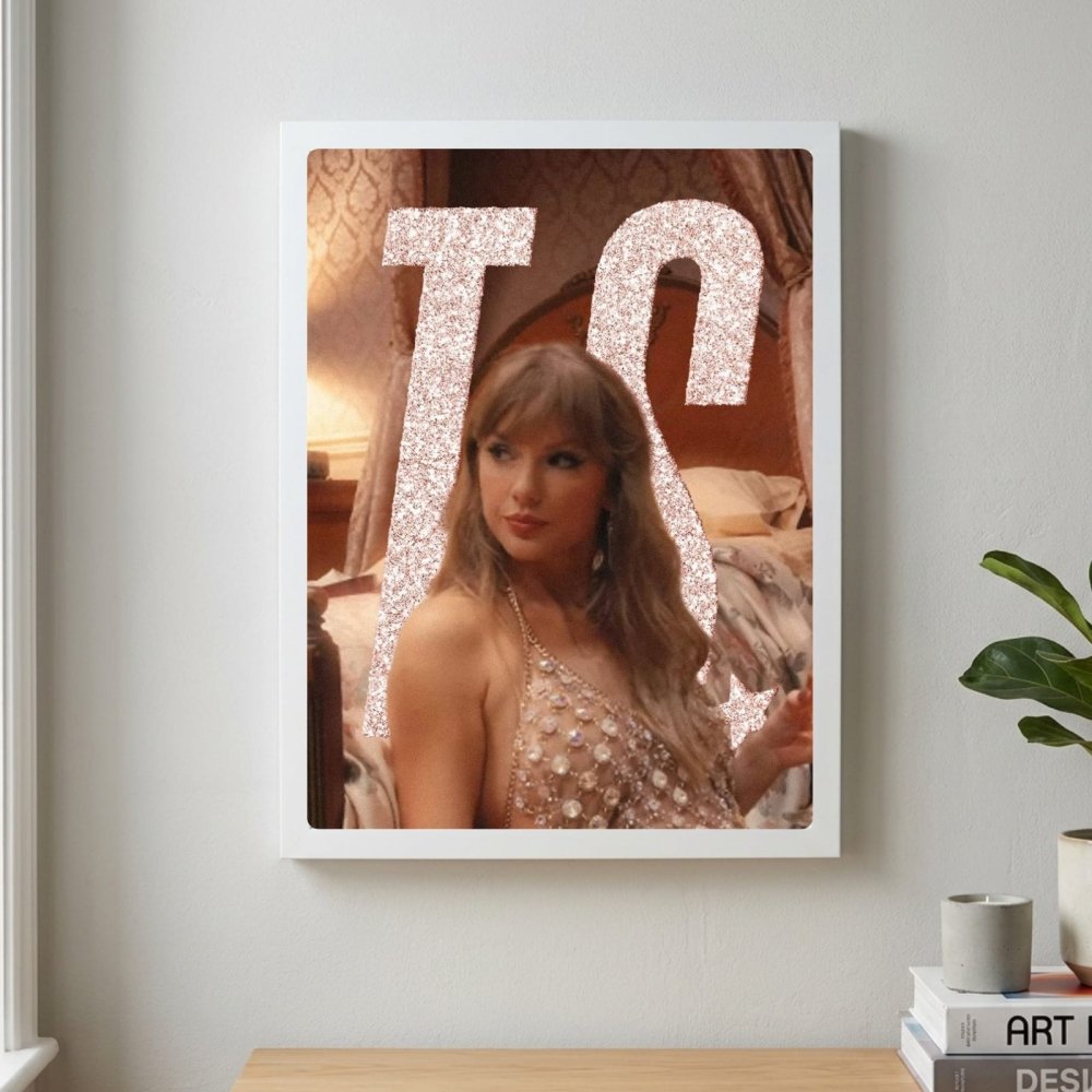 Taylor Swift - The Life Of A Showgirl Poster with Frame - Vibes DistrictTaylor Swift - The Life Of A Showgirl Poster with Frame poster GoldVibes District