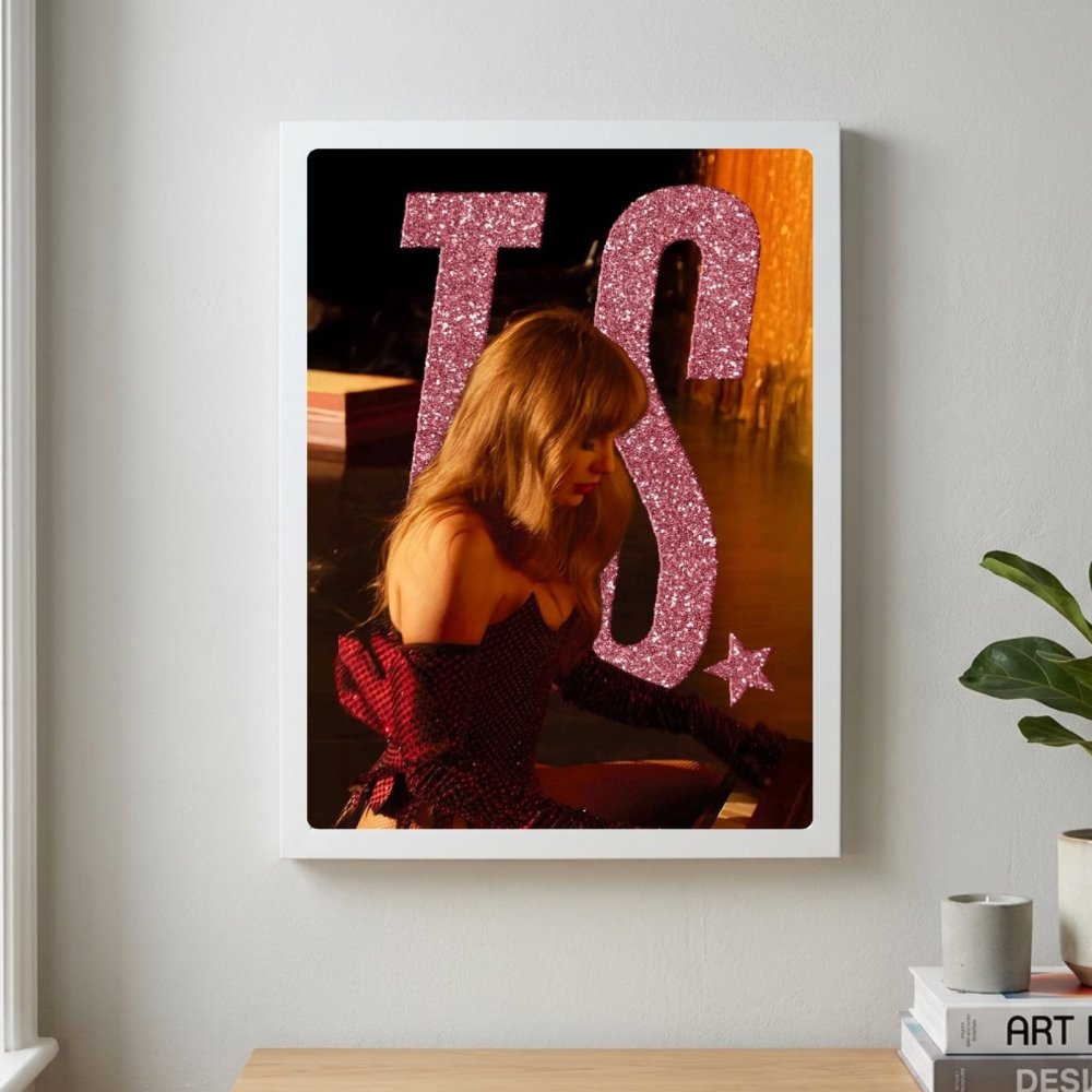 Taylor Swift - The Life Of A Showgirl Poster with Frame - Vibes DistrictTaylor Swift - The Life Of A Showgirl Poster with Frame poster GoldVibes District