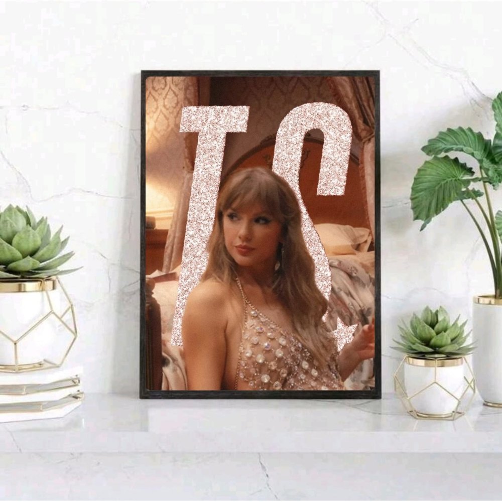 Taylor Swift - The Life Of A Showgirl Poster with Frame - Vibes DistrictTaylor Swift - The Life Of A Showgirl Poster with Frame poster GoldVibes District
