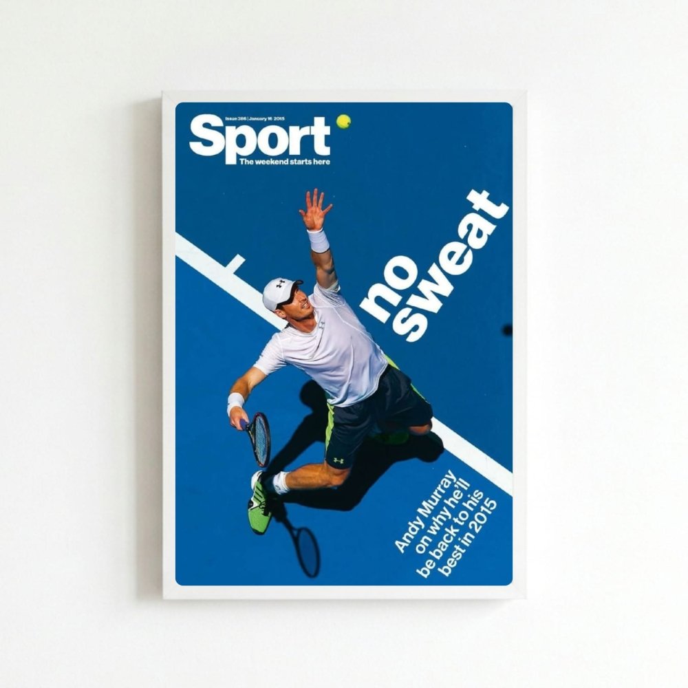 Tennis Andy Murray - Vibes DistrictTennis Andy Murray poster BiancoVibes District