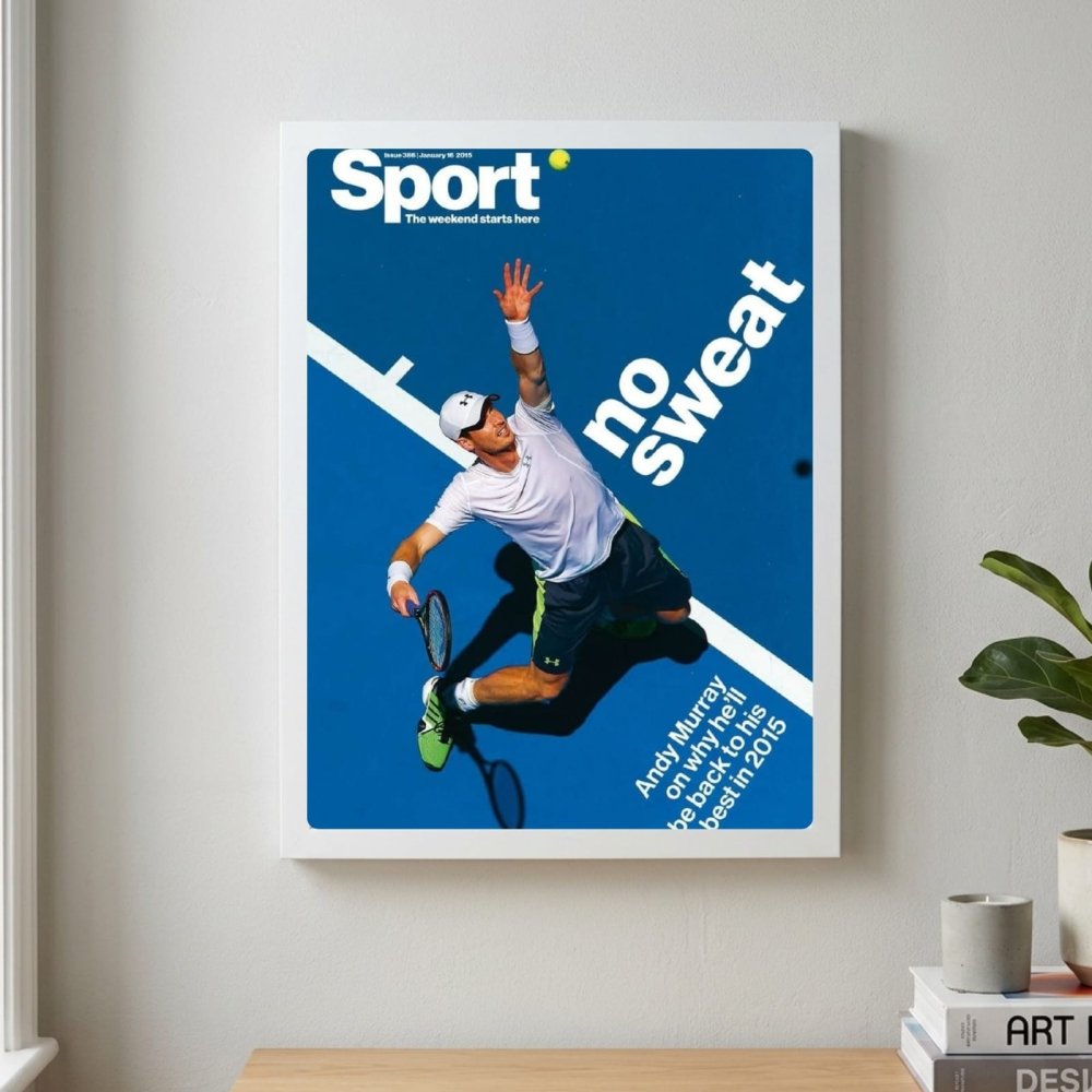 Tennis Andy Murray - Vibes DistrictTennis Andy Murray poster GoldVibes District