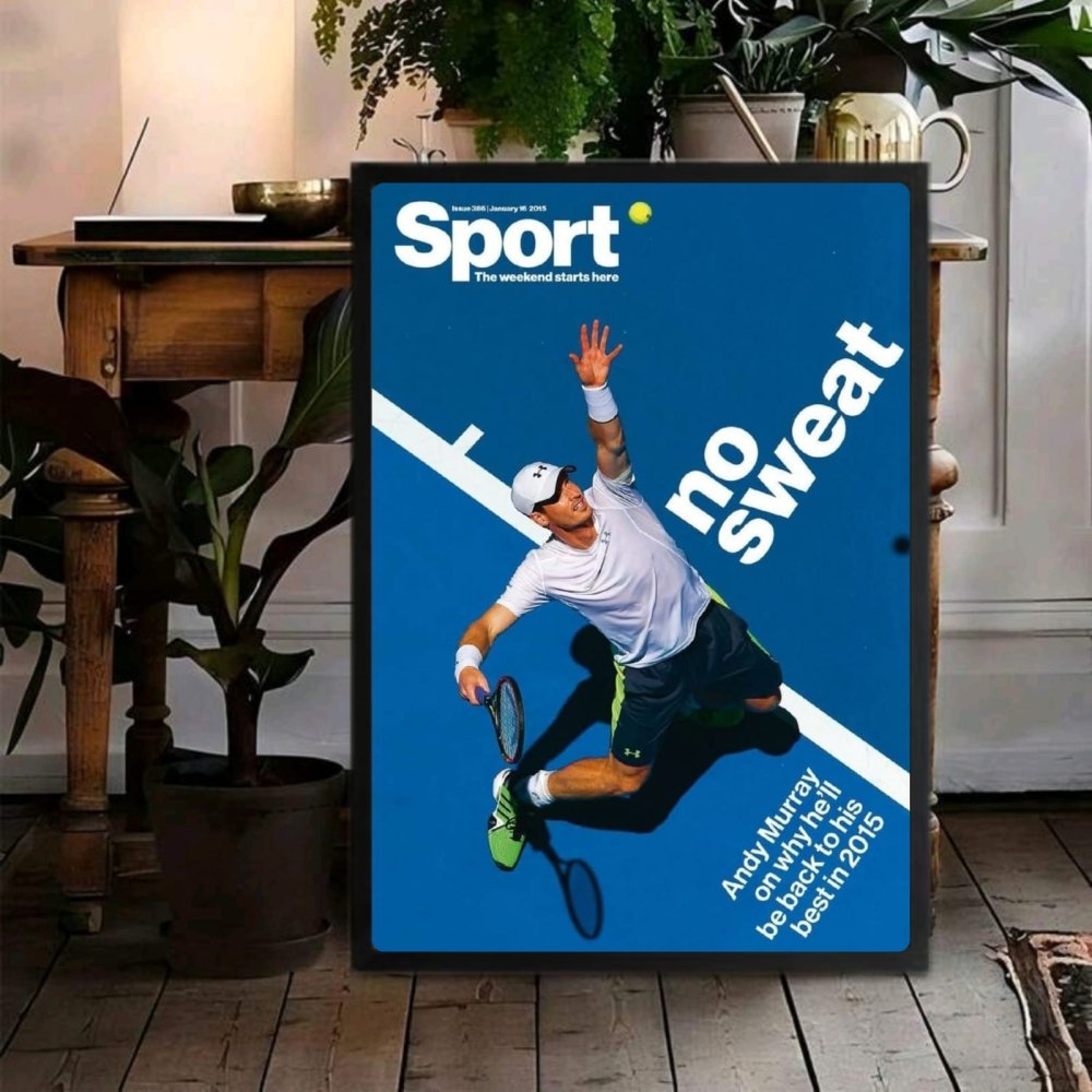 Tennis Andy Murray - Vibes DistrictTennis Andy Murray poster GoldVibes District