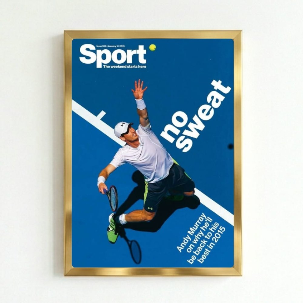 Tennis Andy Murray - Vibes DistrictTennis Andy Murray poster GoldVibes District