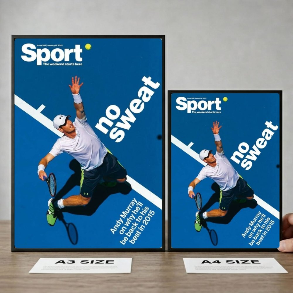 Tennis Andy Murray - Vibes DistrictTennis Andy Murray poster GoldVibes District
