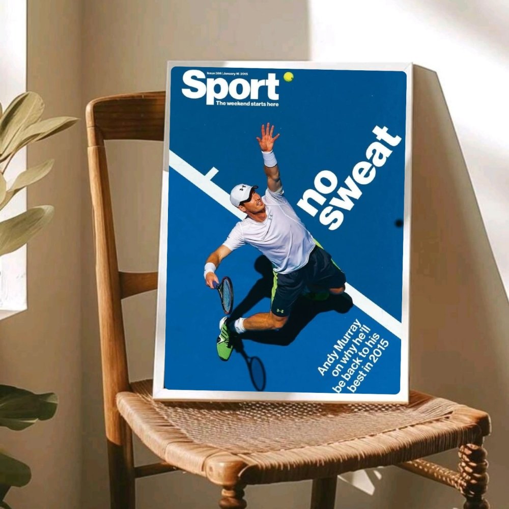 Tennis Andy Murray - Vibes DistrictTennis Andy Murray poster GoldVibes District