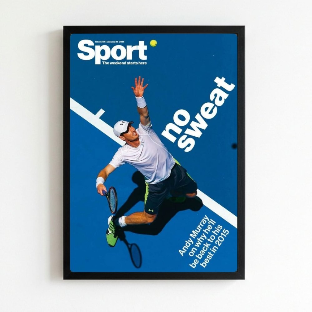 Tennis Andy Murray - Vibes DistrictTennis Andy Murray poster NeroVibes District