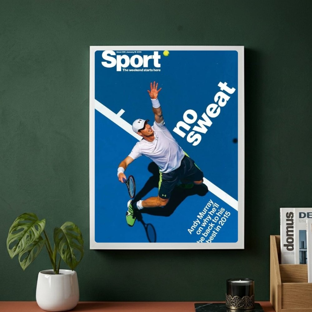 Tennis Andy Murray - Vibes DistrictTennis Andy Murray poster GoldVibes District