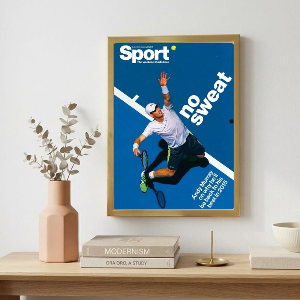 Tennis Andy Murray - Vibes DistrictTennis Andy Murray poster GoldVibes District