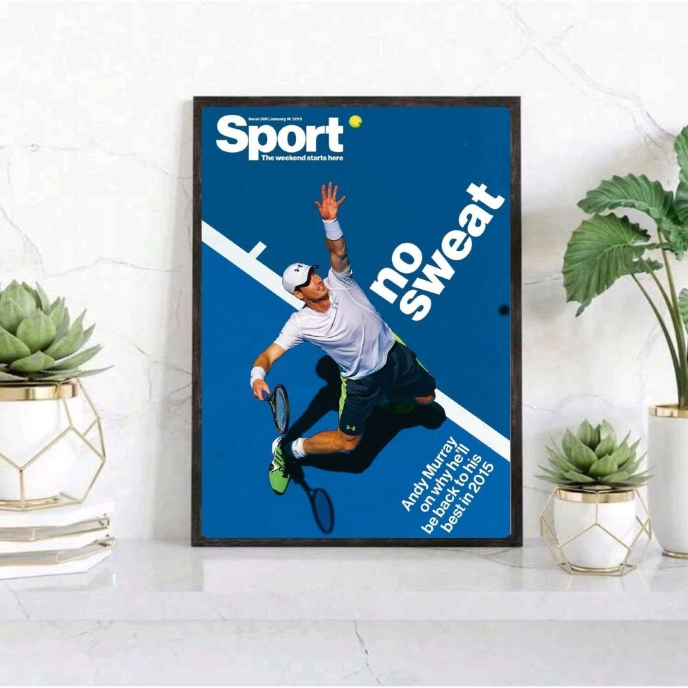 Tennis Andy Murray - Vibes DistrictTennis Andy Murray poster GoldVibes District
