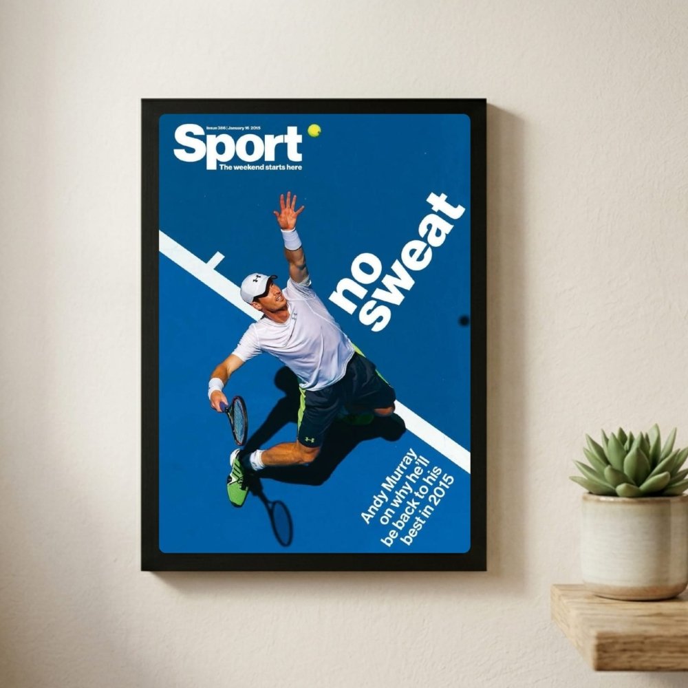 Tennis Andy Murray - Vibes DistrictTennis Andy Murray poster GoldVibes District