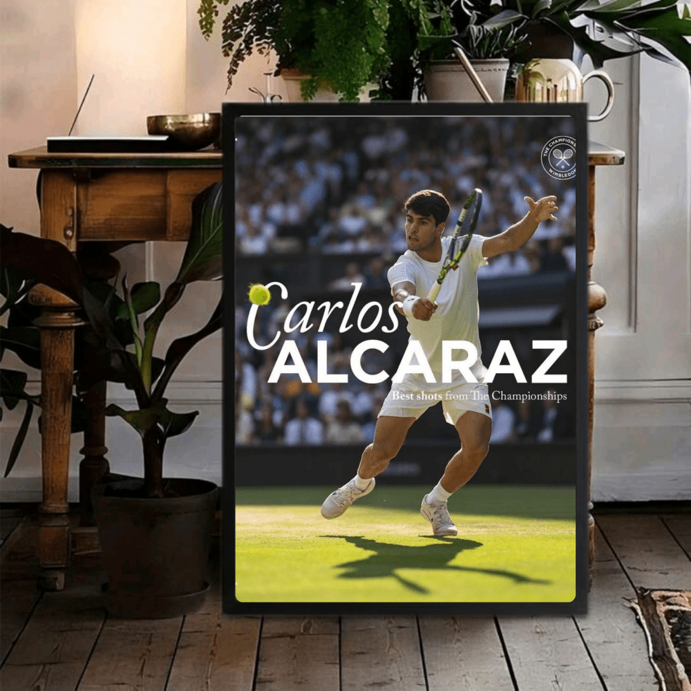 Tennis - Carlos Alcaraz - Vibes DistrictTennis - Carlos Alcaraz poster GoldVibes District