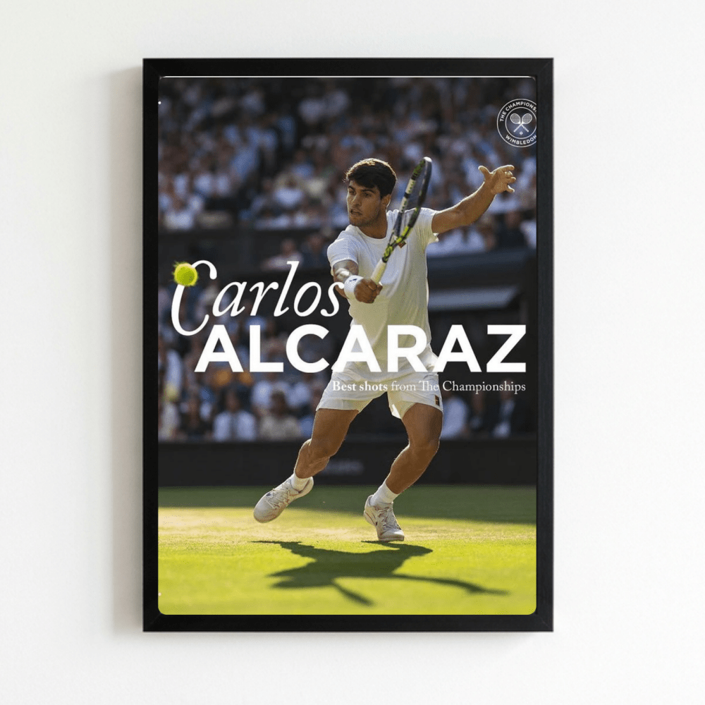 Tennis - Carlos Alcaraz - Vibes DistrictTennis - Carlos Alcaraz poster NeroVibes District