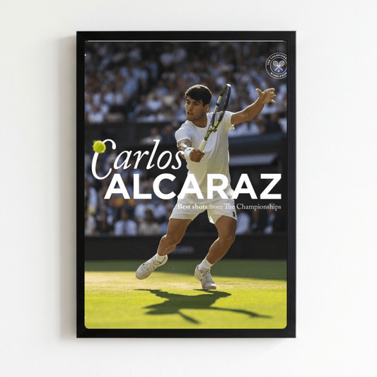 Tennis - Carlos Alcaraz - Vibes DistrictTennis - Carlos Alcaraz poster NeroVibes District
