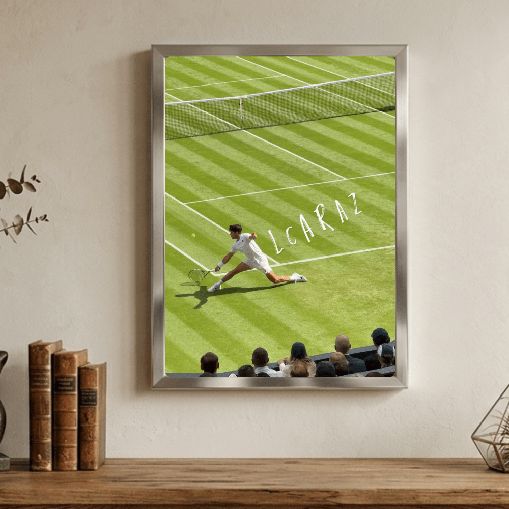Tennis - Carlos Alcaraz - Vibes DistrictTennis - Carlos Alcaraz poster SilverVibes District