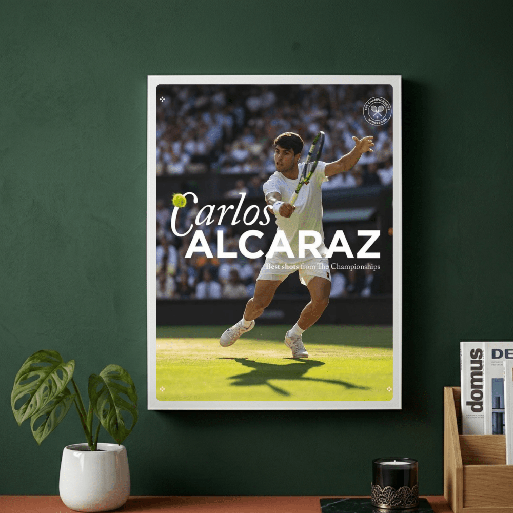 Tennis - Carlos Alcaraz - Vibes DistrictTennis - Carlos Alcaraz poster GoldVibes District