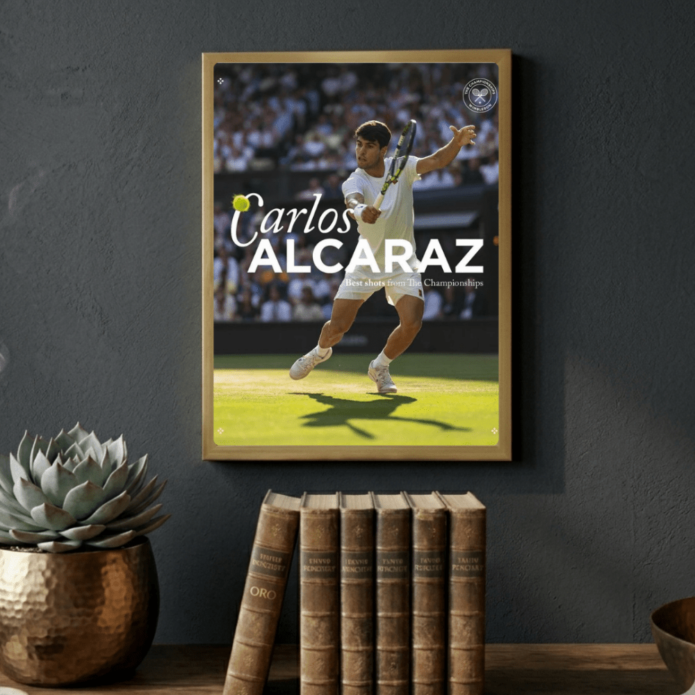 Tennis - Carlos Alcaraz - Vibes DistrictTennis - Carlos Alcaraz poster GoldVibes District