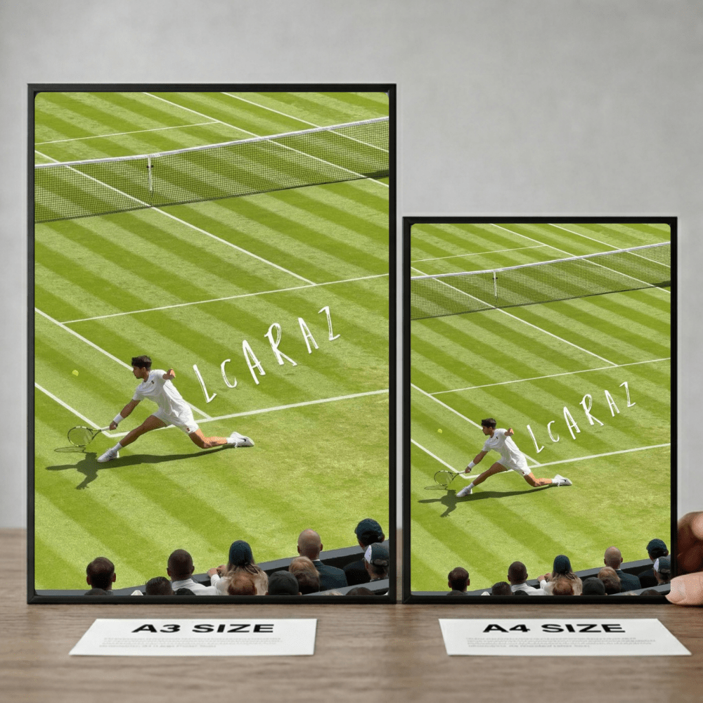 Tennis - Carlos Alcaraz - Vibes DistrictTennis - Carlos Alcaraz poster SilverVibes District
