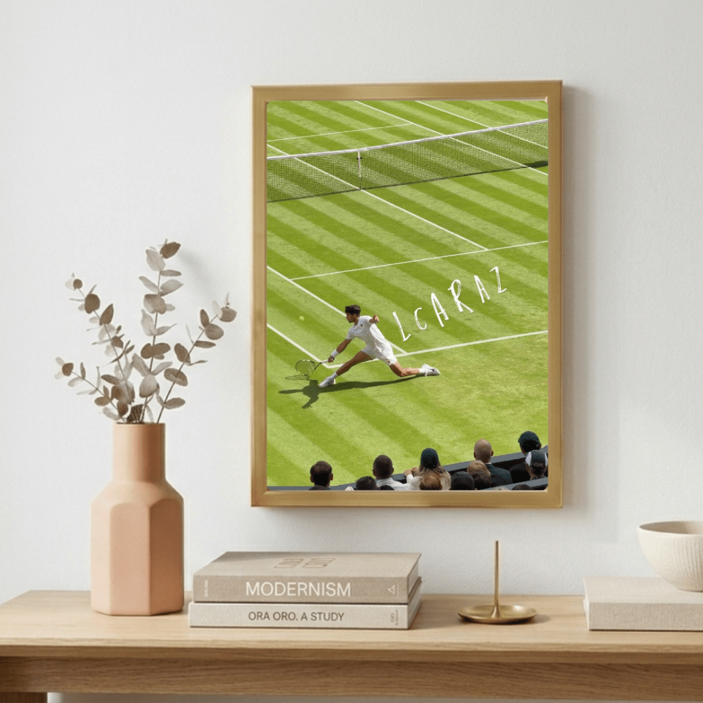 Tennis - Carlos Alcaraz - Vibes DistrictTennis - Carlos Alcaraz poster SilverVibes District