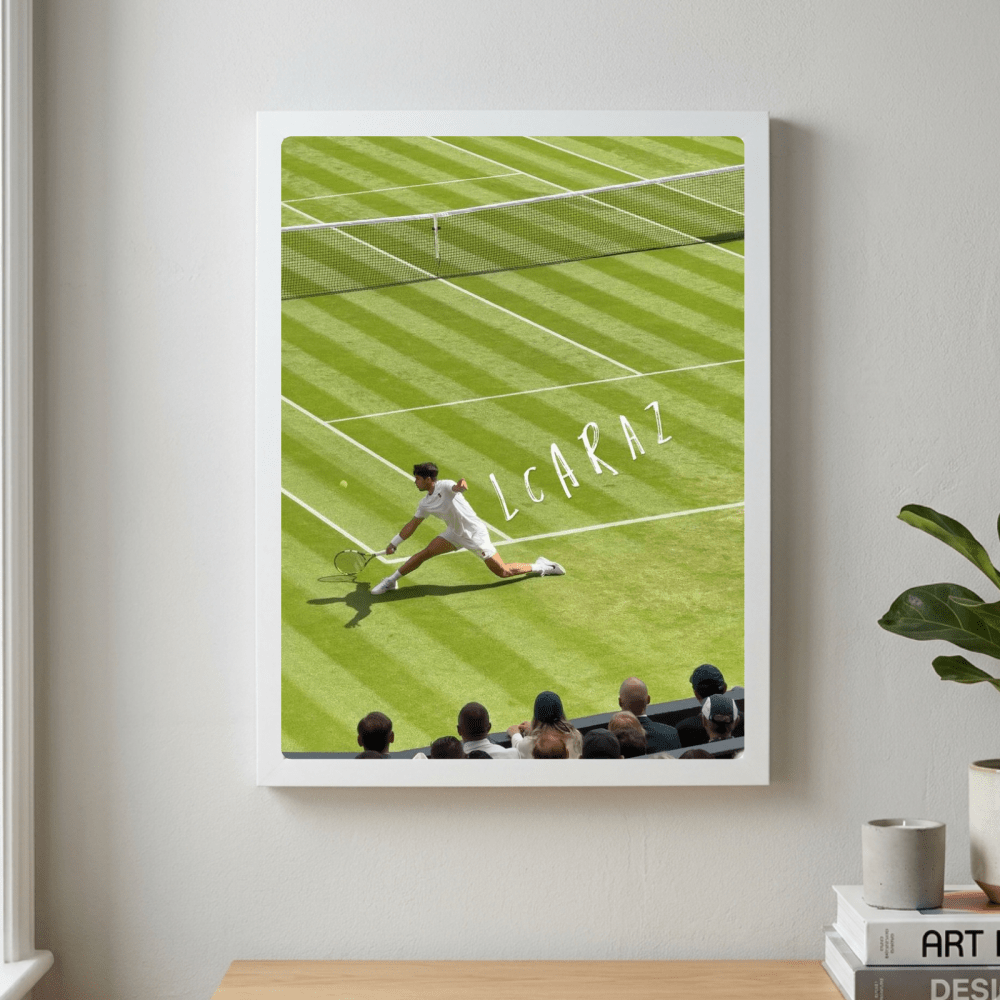Tennis - Carlos Alcaraz - Vibes DistrictTennis - Carlos Alcaraz poster SilverVibes District