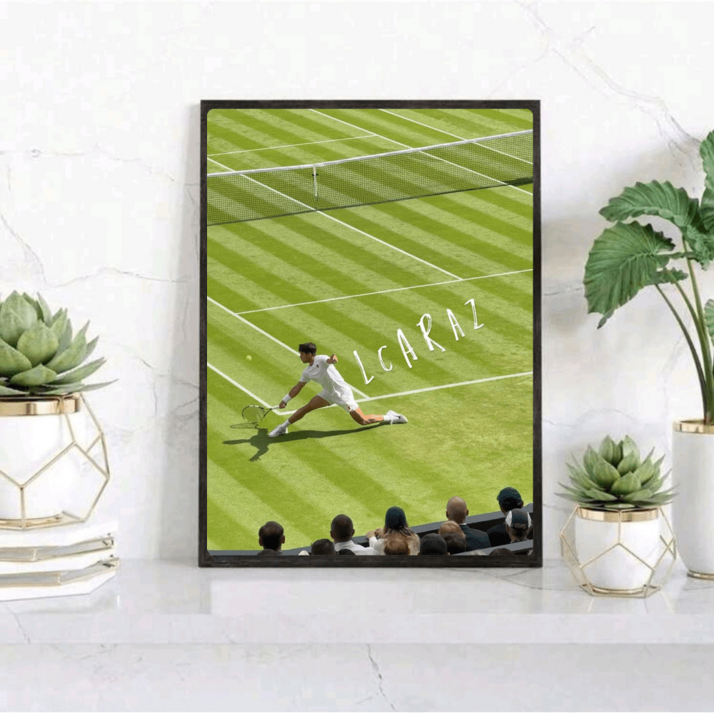 Tennis - Carlos Alcaraz - Vibes DistrictTennis - Carlos Alcaraz poster SilverVibes District