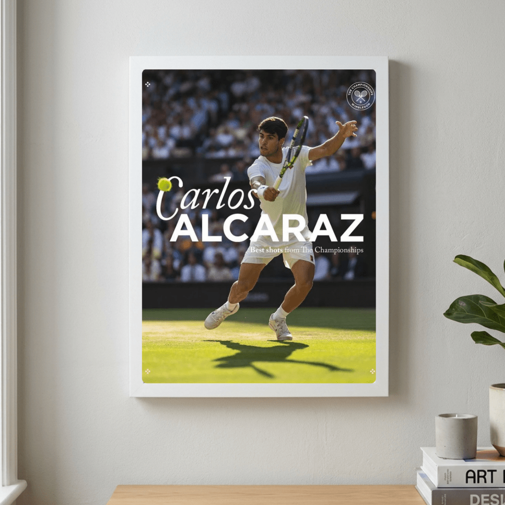 Tennis - Carlos Alcaraz - Vibes DistrictTennis - Carlos Alcaraz poster GoldVibes District