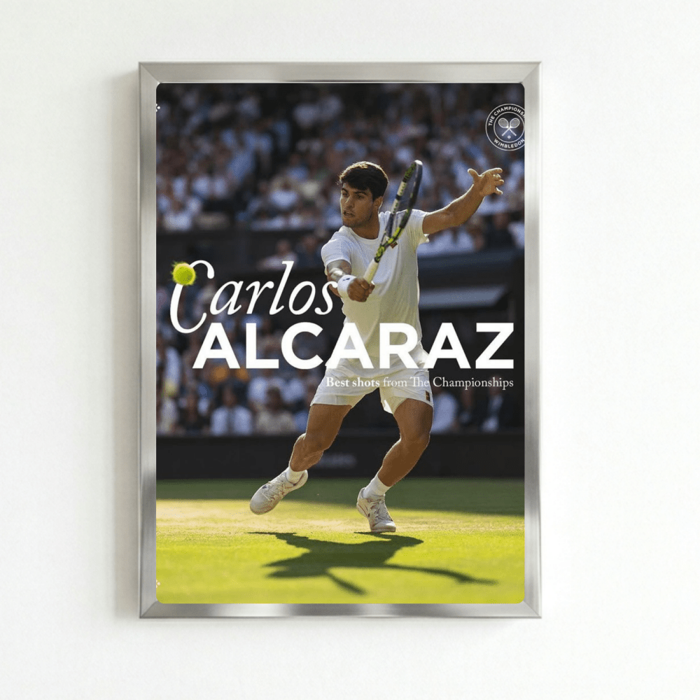 Tennis - Carlos Alcaraz - Vibes DistrictTennis - Carlos Alcaraz poster SilverVibes District