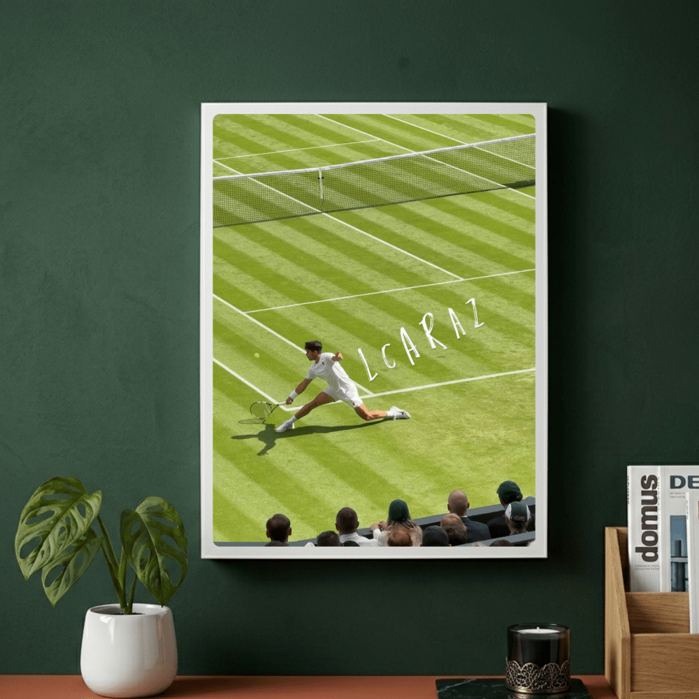 Tennis - Carlos Alcaraz - Vibes DistrictTennis - Carlos Alcaraz poster SilverVibes District