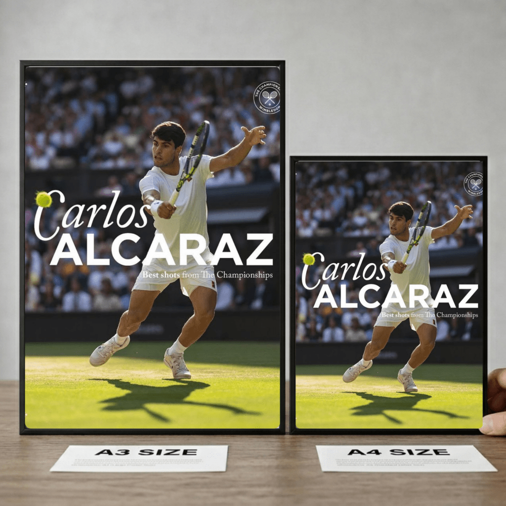 Tennis - Carlos Alcaraz - Vibes DistrictTennis - Carlos Alcaraz poster GoldVibes District