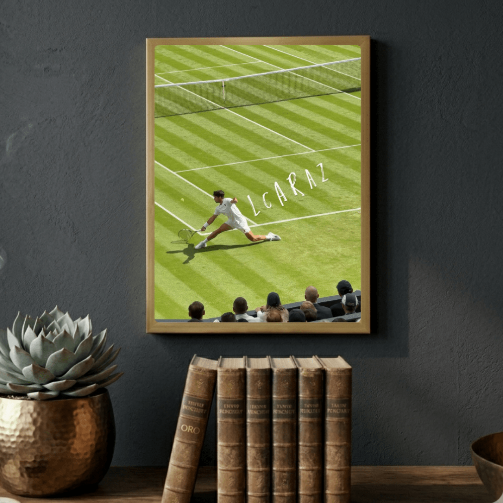 Tennis - Carlos Alcaraz - Vibes DistrictTennis - Carlos Alcaraz poster SilverVibes District