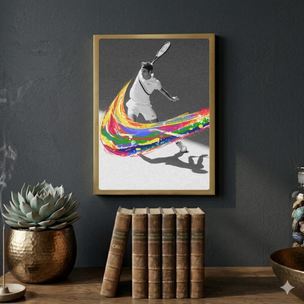 Tennis nike - Vibes DistrictTennis nike poster GoldVibes District