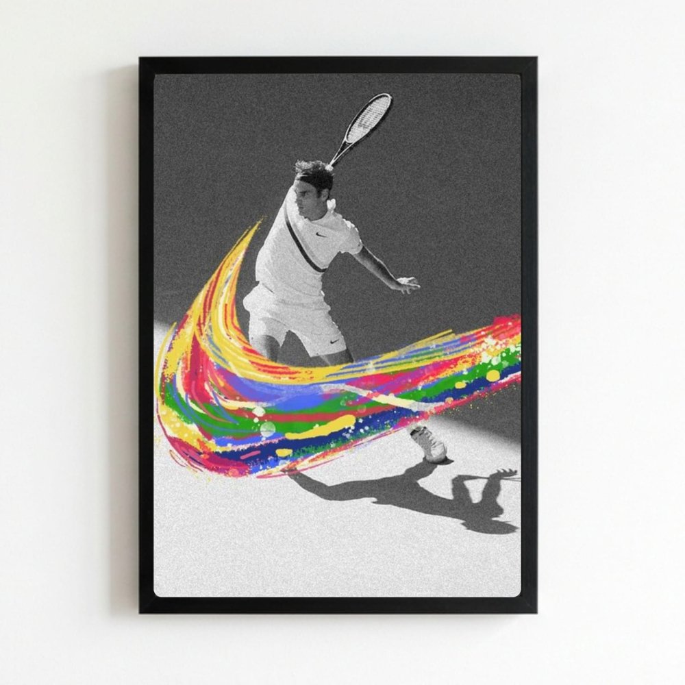 Tennis nike - Vibes DistrictTennis nike poster NeroVibes District