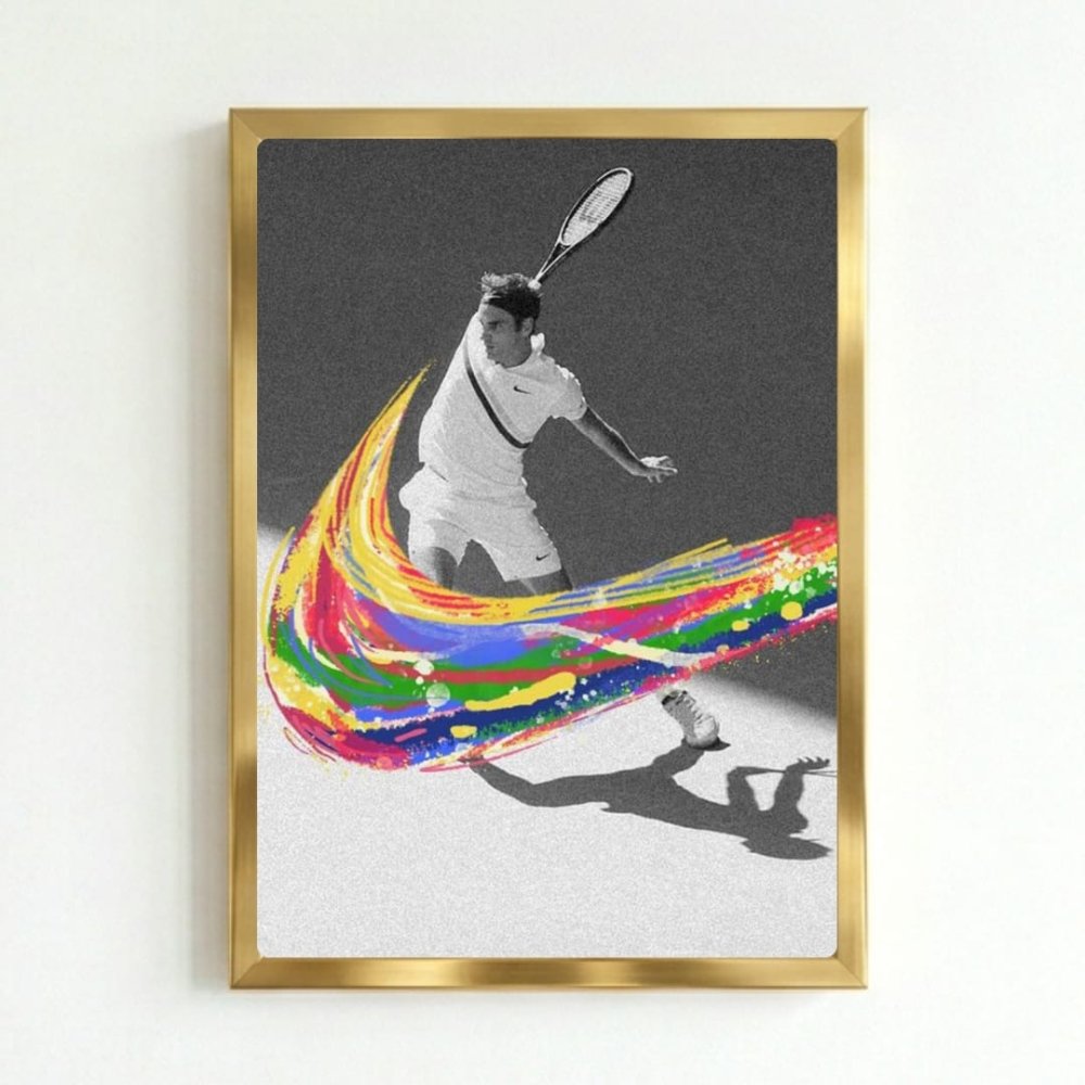 Tennis nike - Vibes DistrictTennis nike poster GoldVibes District