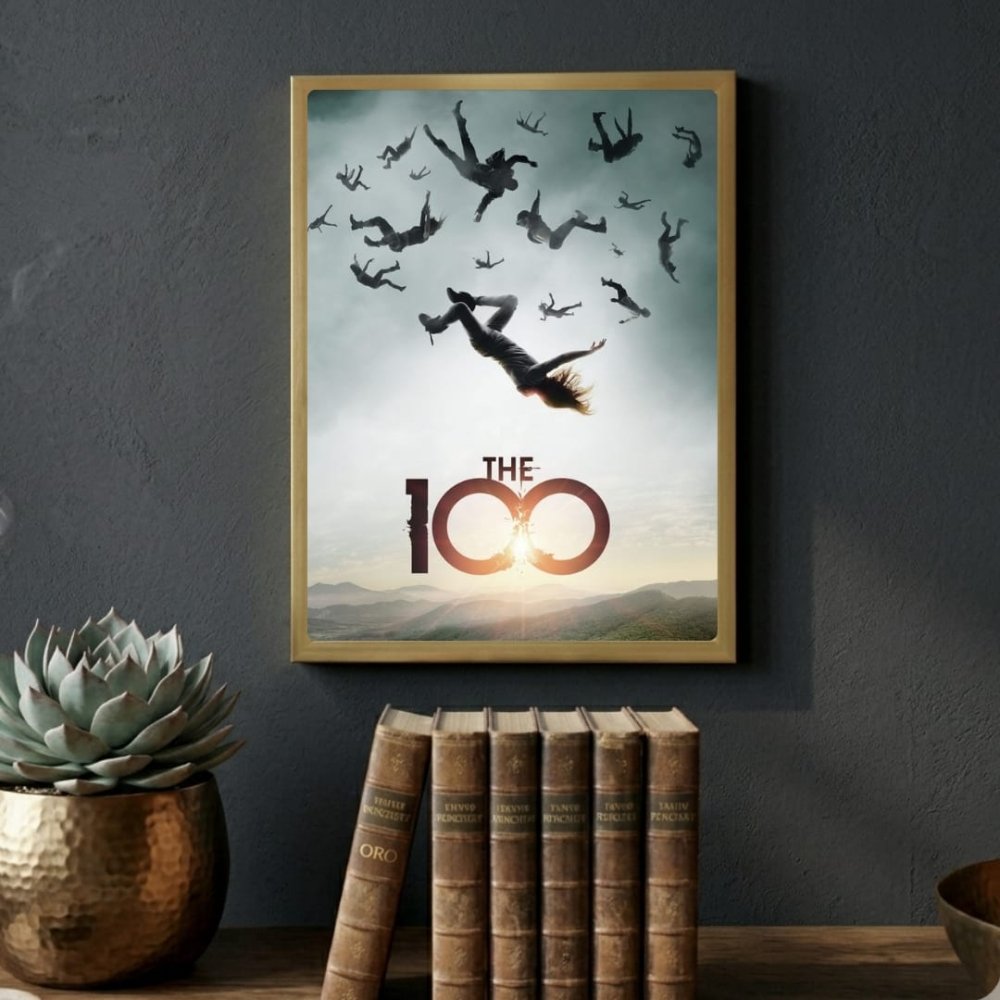 the 100 - Vibes Districtthe 100 poster BiancoVibes District
