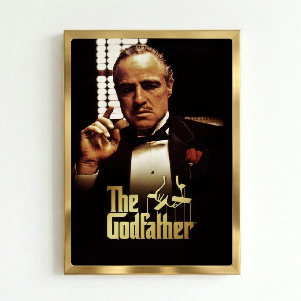 the godfather - Vibes Districtthe godfather poster GoldVibes District